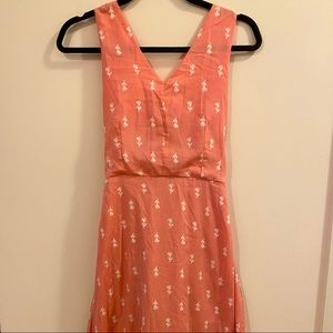 Pink cotton dress